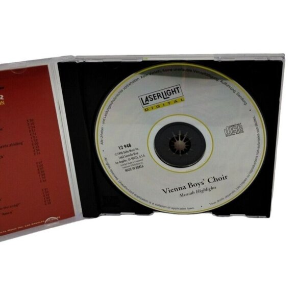 Vienna Boys Choir Messiah Highlights CD July 1997 Academy of London Laserlight - Picture 4 of 5